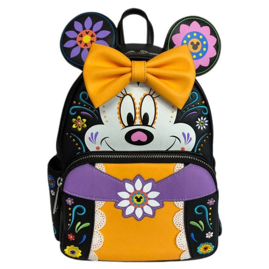 Disney Minnie Mouse Sugar Skull Mini Backpack - Loungefly