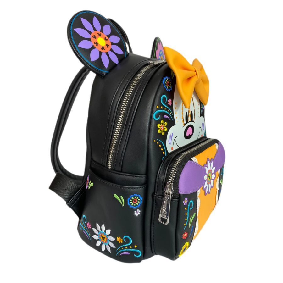 Disney Minnie Mouse Sugar Skull Mini Backpack - Loungefly
