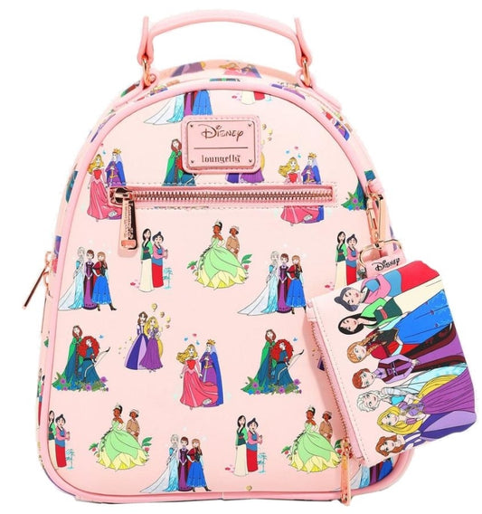 Disney Princess - Mothers And Daughters Mini Backpack And Coin Bag Set - Loungefly