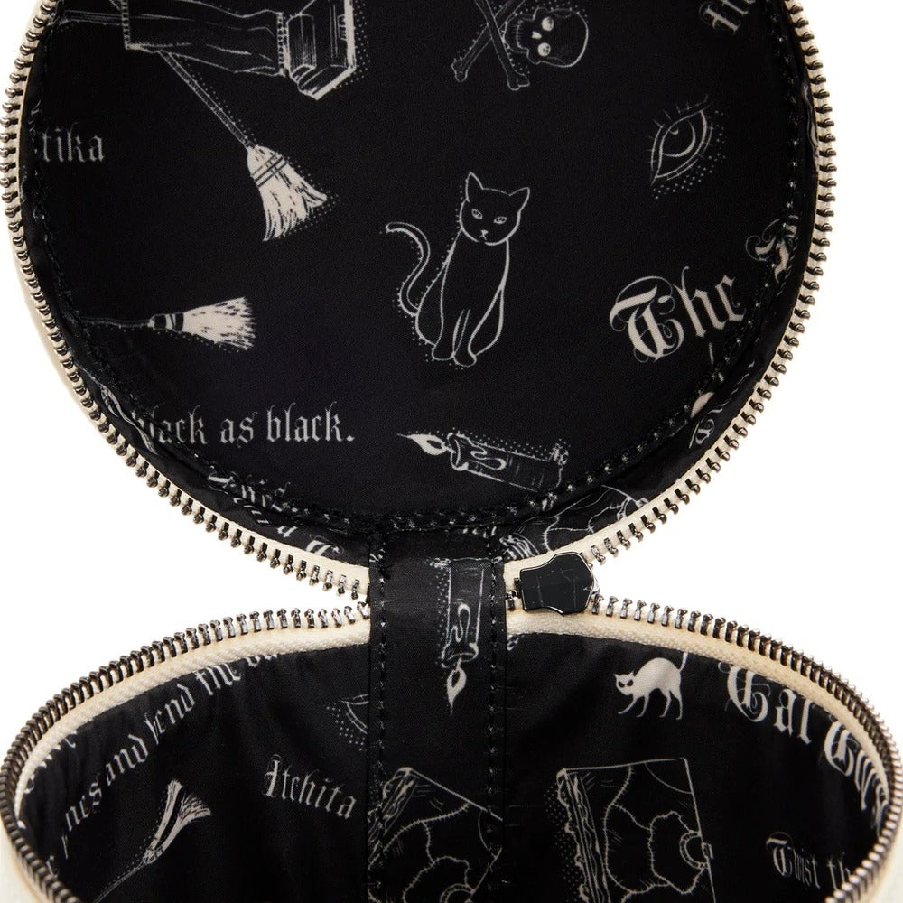 Disney Hocus Pocus Black Flame Glow Candle Crossbody Bag- Loungefly