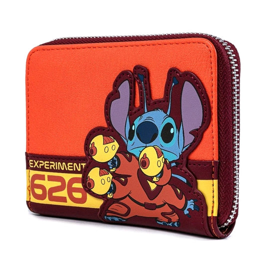 Loungefly - Disney Lilo And Stitch - Experiment 626 Cosplay Zip Around Wallet