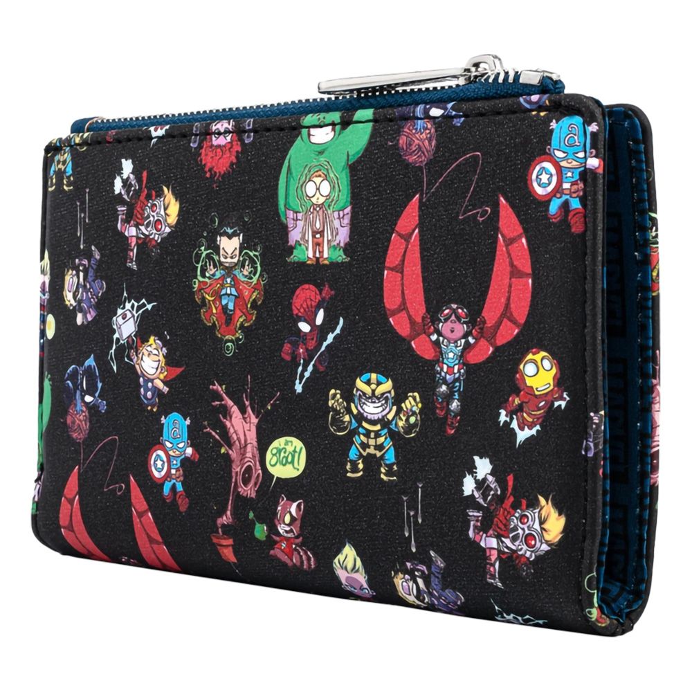 Loungefly - Marvel Chibi Group Flap Wallet