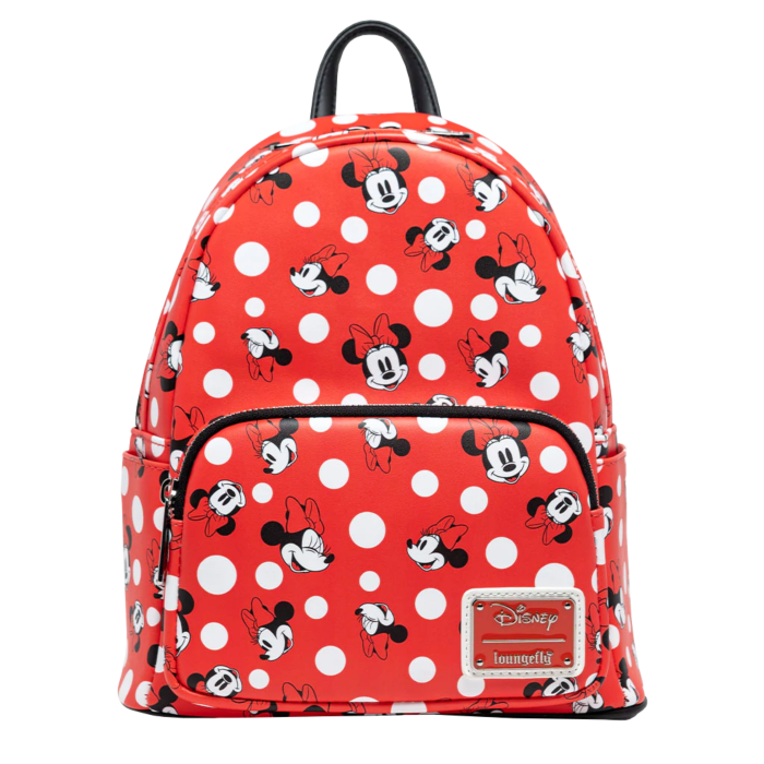 Disney Minnie Mouse Polka Dots Red Mini Backpack - Loungefly