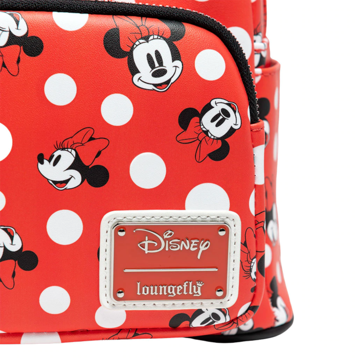 Disney Minnie Mouse Polka Dots Red Mini Backpack - Loungefly