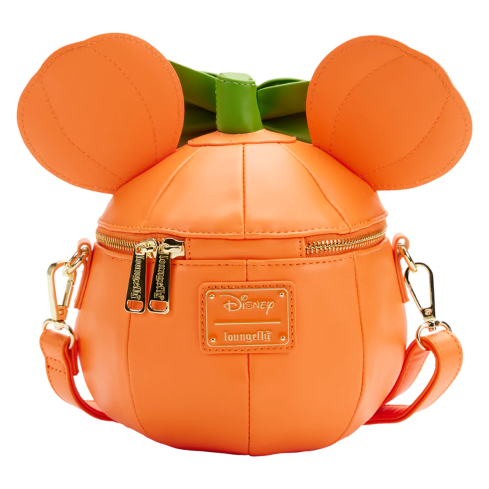 Minnie Mouse Pumpkin Glow in the Dark 7” Faux Leather Crossbody Bag - Loungefly