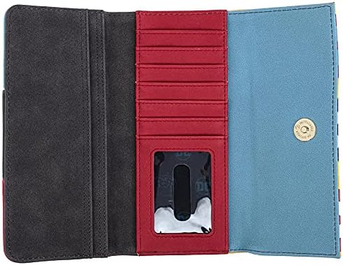 Loungefly -DC Comics POP Super Trio Superman Batman Wonder Woman Tri-Fold Wallet