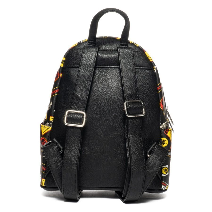 Jurassic Park Warning Signs US Exclusive Mini Backpack - Loungefly
