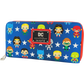 Loungefly -Justice League - Chibi 8” Faux Leather Zip-Around Wallet